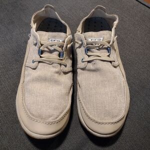 Columbia Bahama Vent Relaxed PFG Canvas Boat Shoes Tan